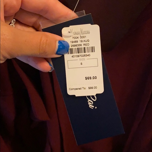 Anna Cai Long Sleeve Blouse with Ruffle Detail size S - Picture 3 of 4